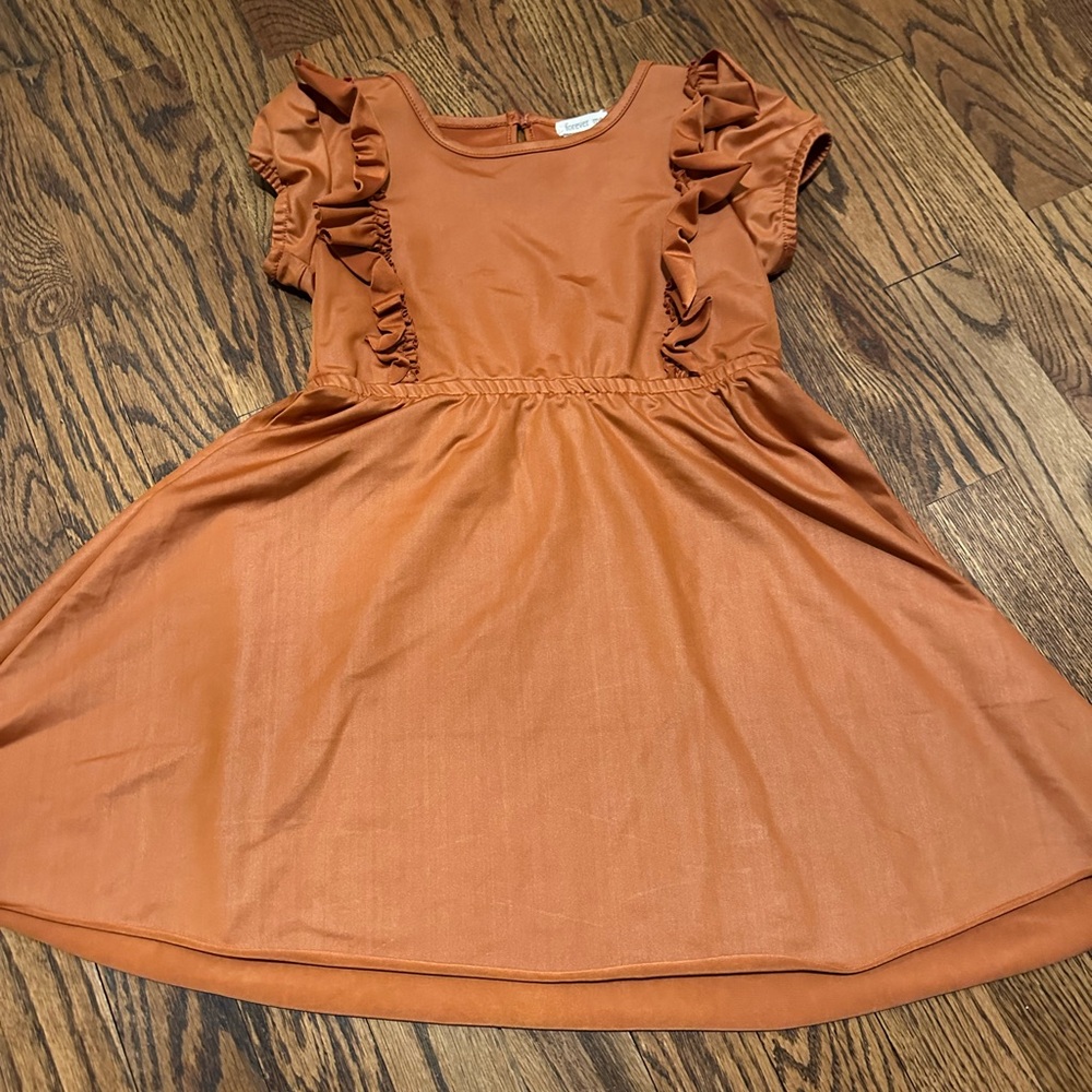 Charming Orange Kids Dress size 6X